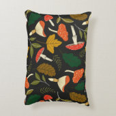 seamless vintage repeat pattern with various illus アクセントクッション (裏面(縦))