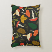 seamless vintage repeat pattern with various illus アクセントクッション (正面(垂直))