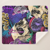 Seamless wallpaper pattern. Bright Magic Psychedel シェルパブランケット (正面(横))