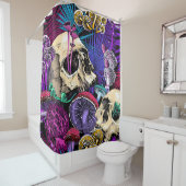 Seamless wallpaper pattern. Bright Magic Psychedel シャワーカーテン (インサイチュ)