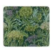 Seamless William Morris style floral pattern カッティングボード (正面)