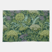 Seamless William Morris style floral pattern キッチンタオル (横)