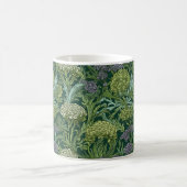 Seamless William Morris style floral pattern コーヒーマグカップ (中央)