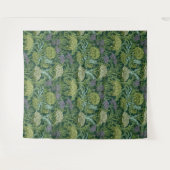 Seamless William Morris style floral pattern タペストリー (正面(横))