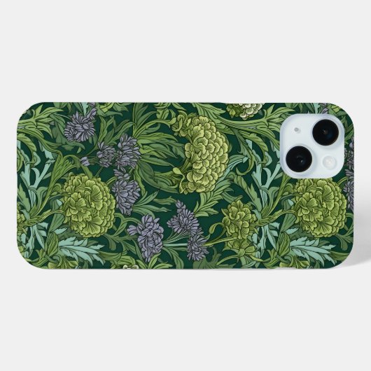 Seamless William Morris style floral pattern Case-Mate iPhoneケース (裏面 (横))