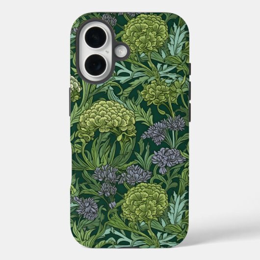 Seamless William Morris style floral pattern Case-Mate iPhoneケース (裏面)