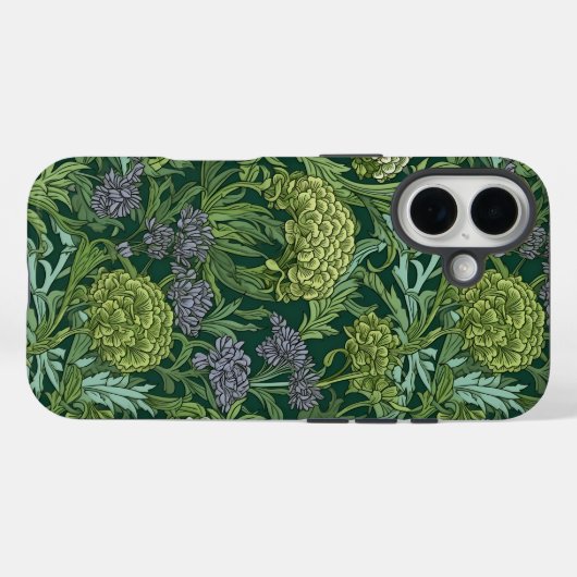 Seamless William Morris style floral pattern Case-Mate iPhoneケース (裏面 (横))