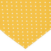 Seamless yellow-orange  polka dot  pattern  ショートテーブルランナー (コーナー)