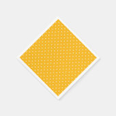 Seamless yellow-orange  polka dot  pattern  スタンダードカクテルナプキン (角)
