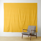 Seamless yellow-orange  polka dot  pattern  タペストリー (インサイチュ(横))