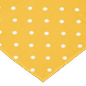 Seamless yellow-orange  polka dot  pattern  テーブルクロス (アングル)