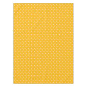 Seamless yellow-orange  polka dot  pattern  テーブルクロス (正面)