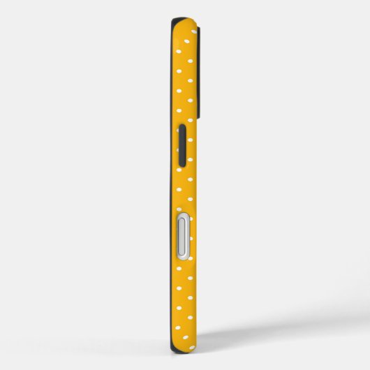 Seamless yellow-orange  polka dot  pattern  Case-Mate iPhoneケース (裏面 / 右)