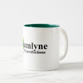 Seamlyneのロゴのマグ(春) ツートーンマグカップ (正面右)