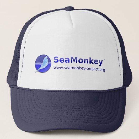 SeaMonkeyのプロジェクト-横のロゴ キャップ (正面)