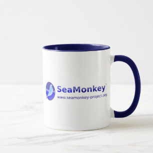 SeaMonkeyのプロジェクト-横のロゴ マグカップ