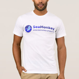 SeaMonkeyのプロジェクト-横のロゴ Tシャツ