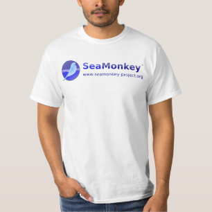 SeaMonkeyのプロジェクト-横のロゴ Tシャツ