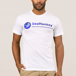 SeaMonkeyのプロジェクト-横のロゴ Tシャツ