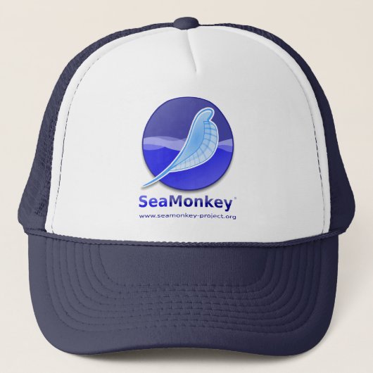 SeaMonkeyのプロジェクト-縦のロゴ キャップ (正面)