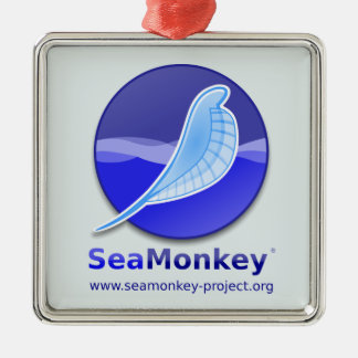SeaMonkeyのプロジェクト-縦のロゴ メタルオーナメント