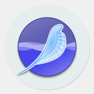 SeaMonkeyのロゴ ラウンドシール