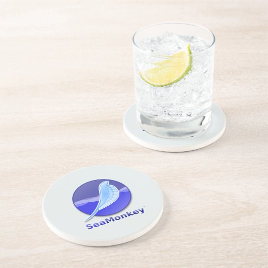 SeaMonkeyの文字のロゴ コースター (側面)