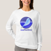 SeaMonkeyの文字のロゴ Tシャツ (正面)