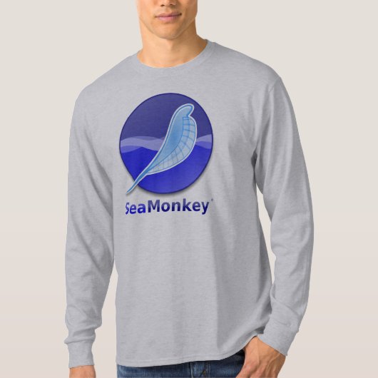 SeaMonkey文字ロゴ Tシャツ (正面)
