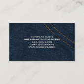 Seamstressツール |ジーンパンツ 名刺 (裏面)