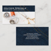 Seamstressツール |ジーンパンツ 名刺 (正面/裏面)