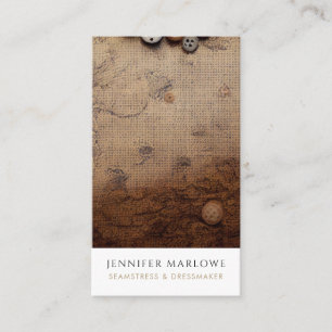 Seamstressテーラードレスメーカーの変更 名刺