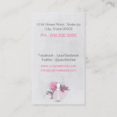 Seamstress business card 名刺 (裏面)