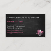 Seamstress business card 名刺 (裏面)