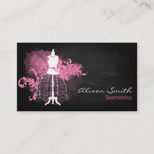 Seamstress business card 名刺 (正面)