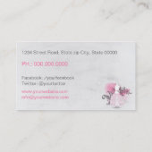Seamstress business card 名刺 (裏面)