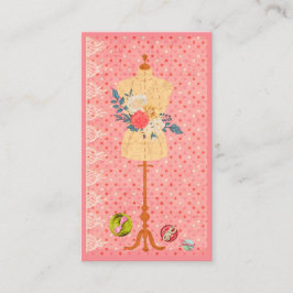 Seamstress Dresmaker Designerのドレス型枠 名刺