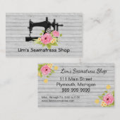 Seamstress Shop Business Card 名刺 (正面/裏面)