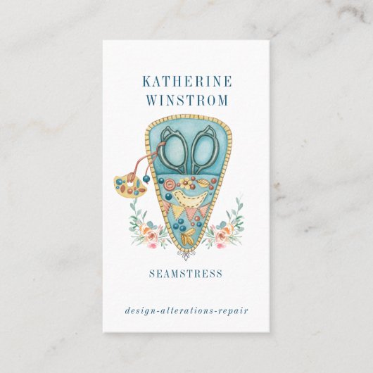 Seamstress Tailor名刺 名刺 (正面)