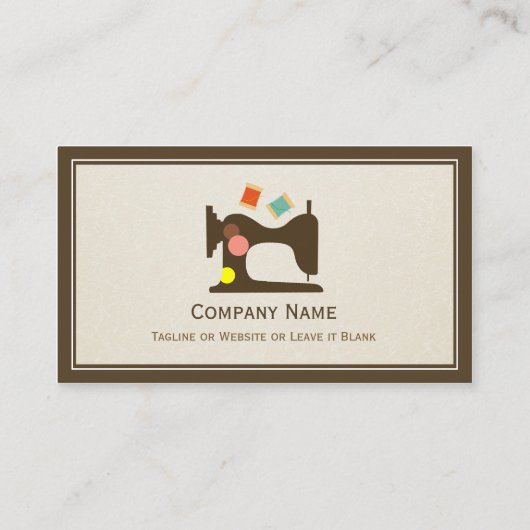 Seamstress Tailor – カット裁縫ねじキット 名刺 (裏面)