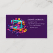 Seamstress Tailor Dressmaker Business Card 名刺 (正面)