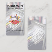 Seamstress | Tailor | Vintage Sewing Machine 名刺 (正面/裏面)