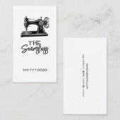 Seamstress Tailoring business card  名刺 (正面/裏面)