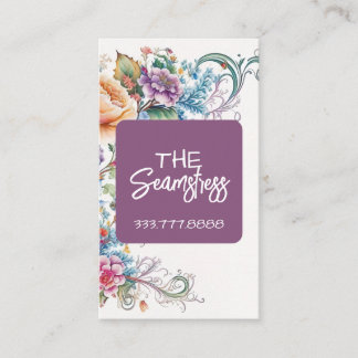 Seamstress Tailoring business card  名刺
