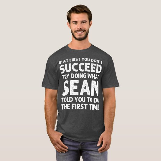 SEANギフト名パーソナライズされた誕生日おもしろい冗談 Tシャツ (正面フル)