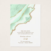 Seaoamグリーンゲートジュエリー表示カード (裏面)