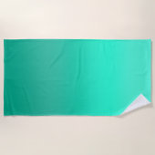 Seaoamフェード ビーチタオル (正面)