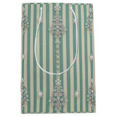 Seaoam Striped Crystal Trees ミディアムペーパーバッグ (正面)