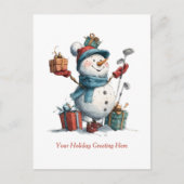 Seaon's Greetings — "Tスタイル"休日はがき ポストカード (正面)