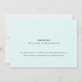 Seaooamカップル写真結婚式Save the Date セーブザデート (裏面)
